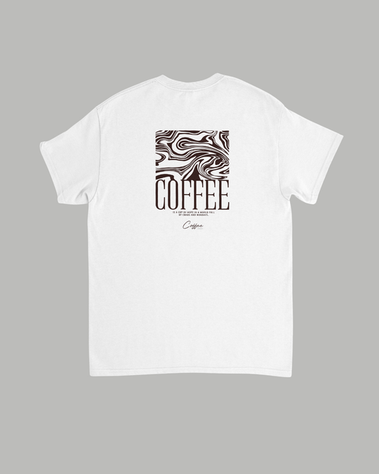 Camiseta Coffee and Chaos White