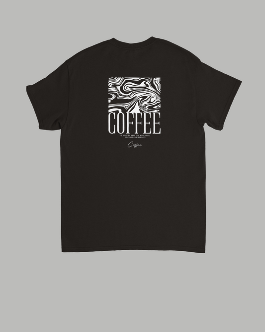 Camiseta Coffee and Chaos  Black