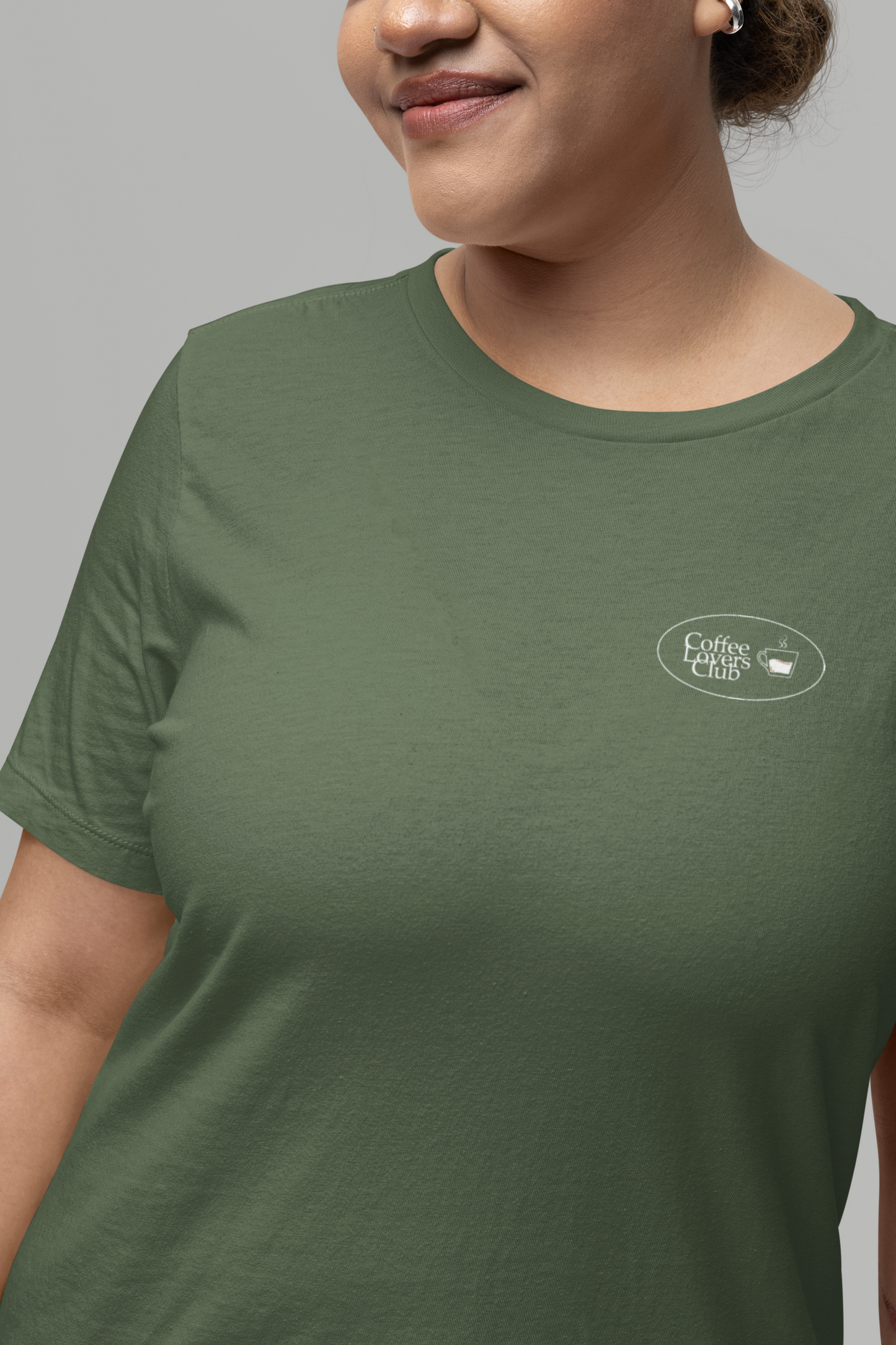 Camiseta Coffee Lovers Club Military Green